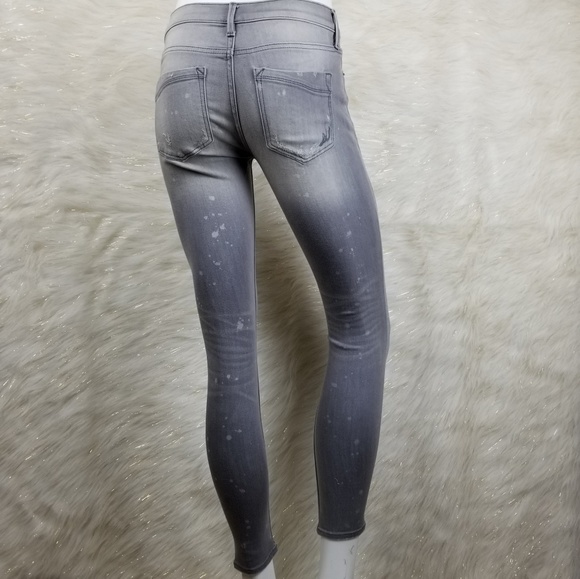 Express Distressed Mid RISE Legging Size 0 Short - Picture 4 of 8